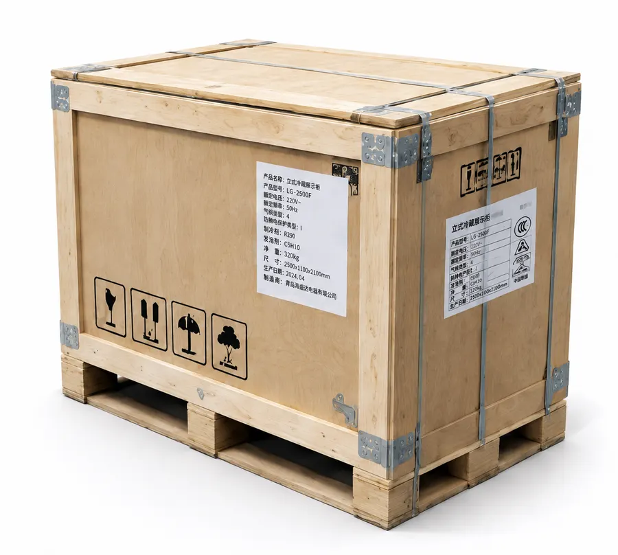 Export wooden crate packaging