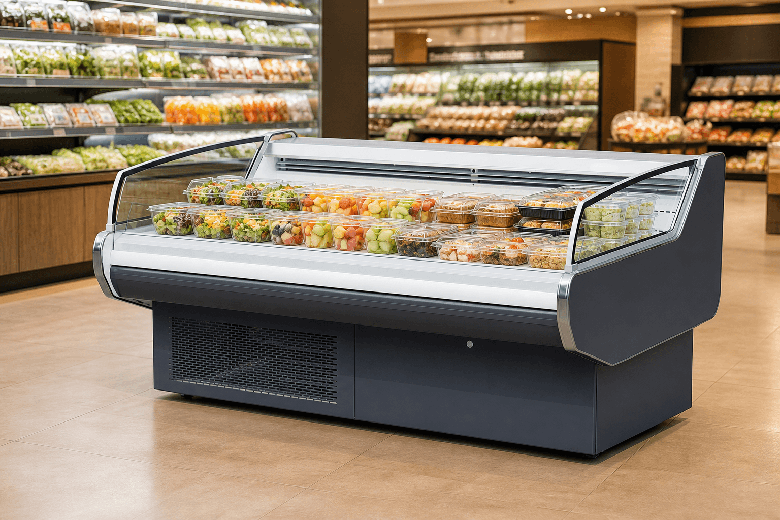 Open Front Fresh Food Service Counter